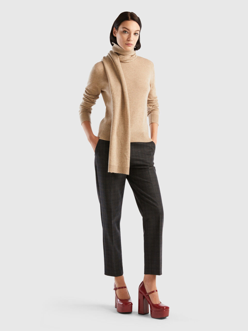 Benetton discount maglione pecore