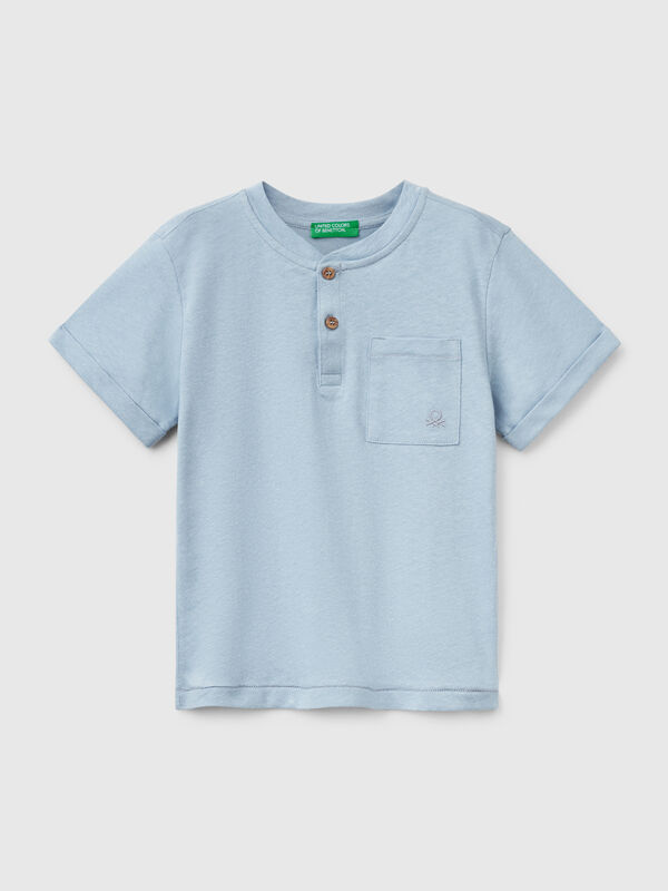 Maglietta con scollo serafino Bambino