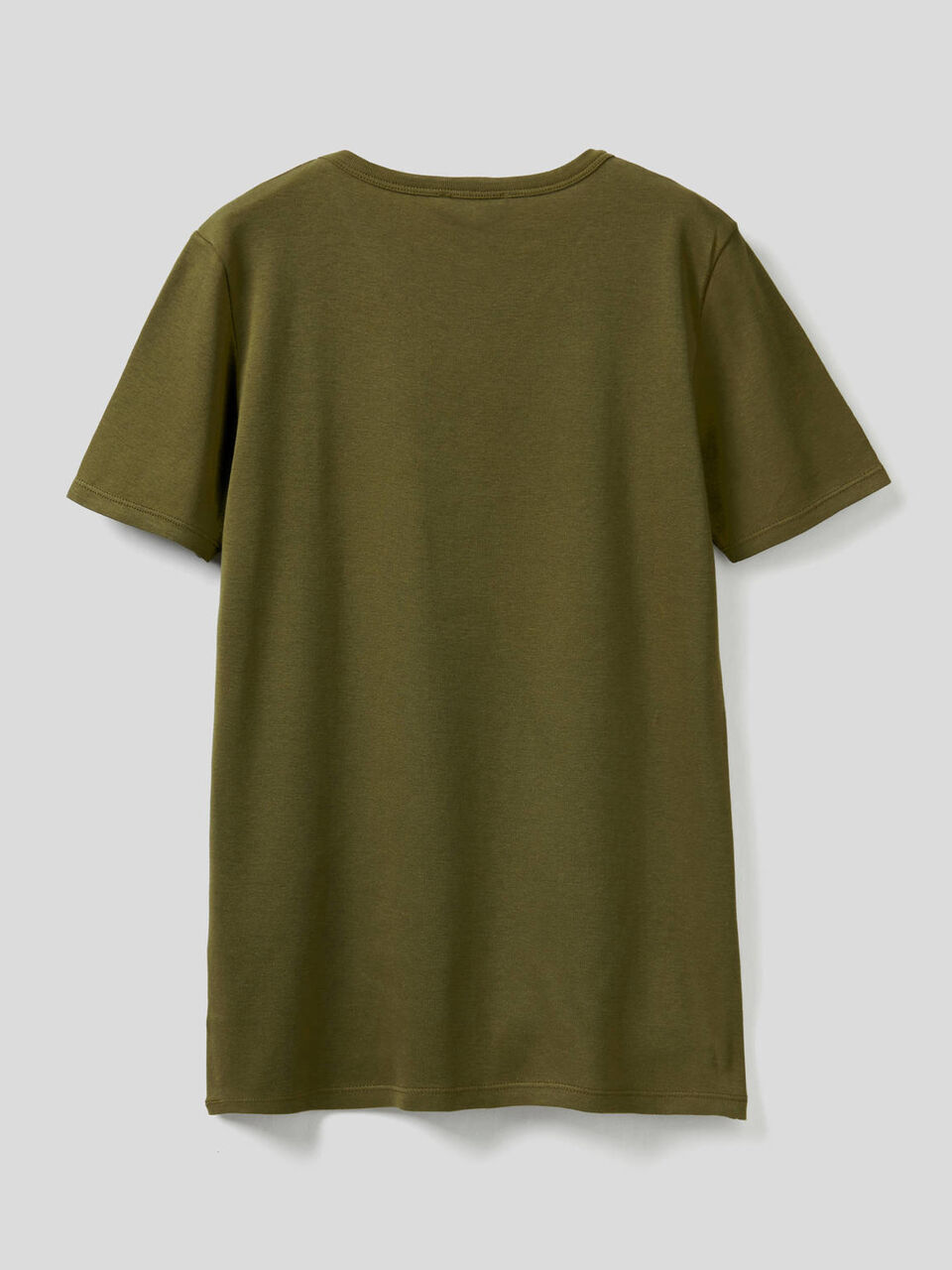T-shirt 100% cotone con stampa logo glitter image number 2