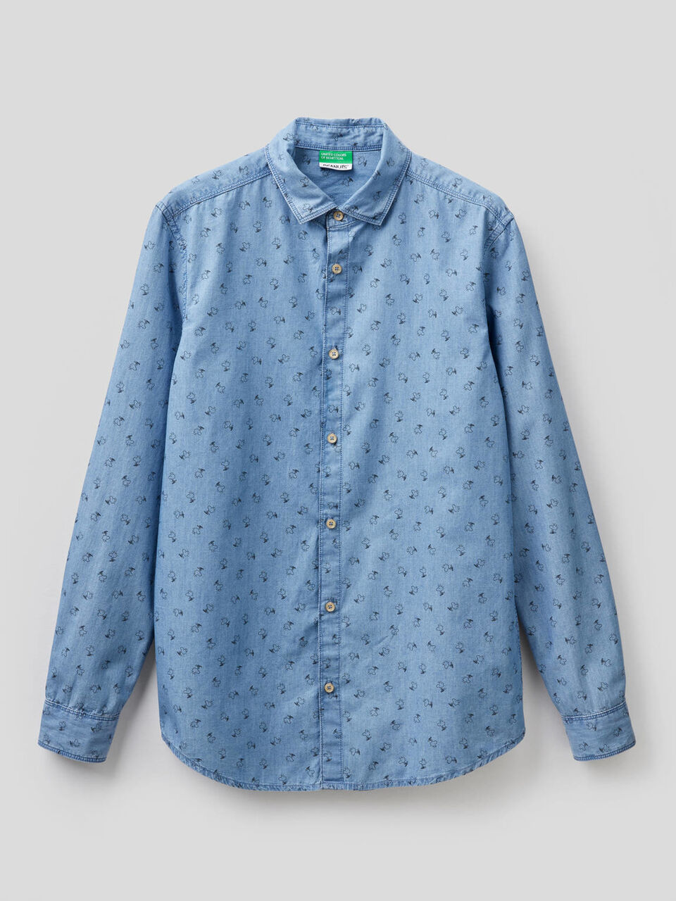 Camicia in cotone con stampa Peanuts image number null