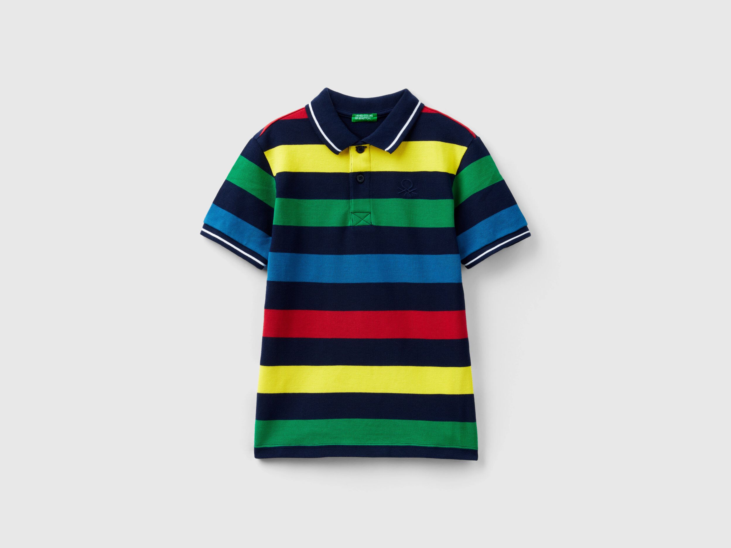 Polo benetton hotsell manica corta