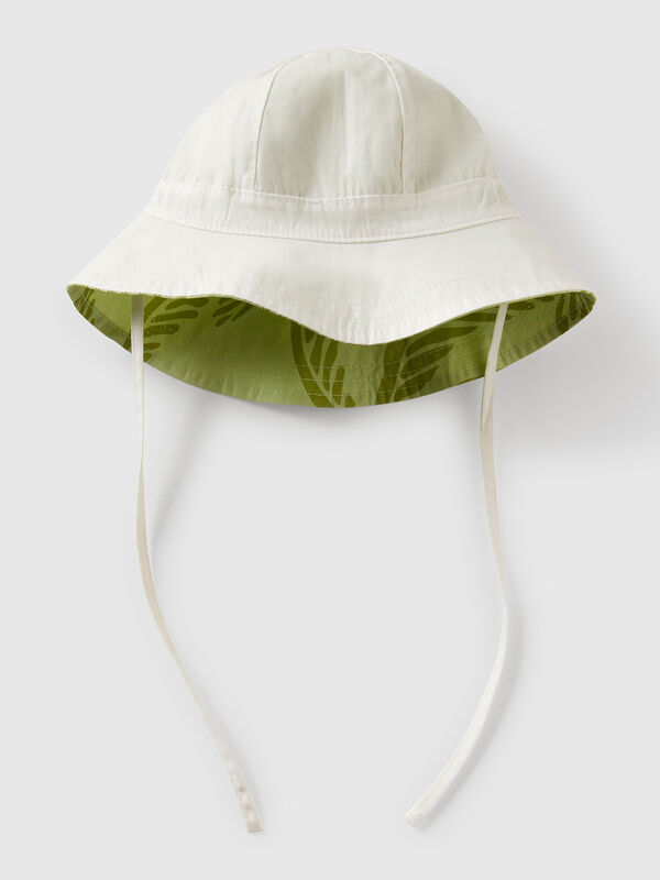 Cappello reversibile con stampa tropicale Baby