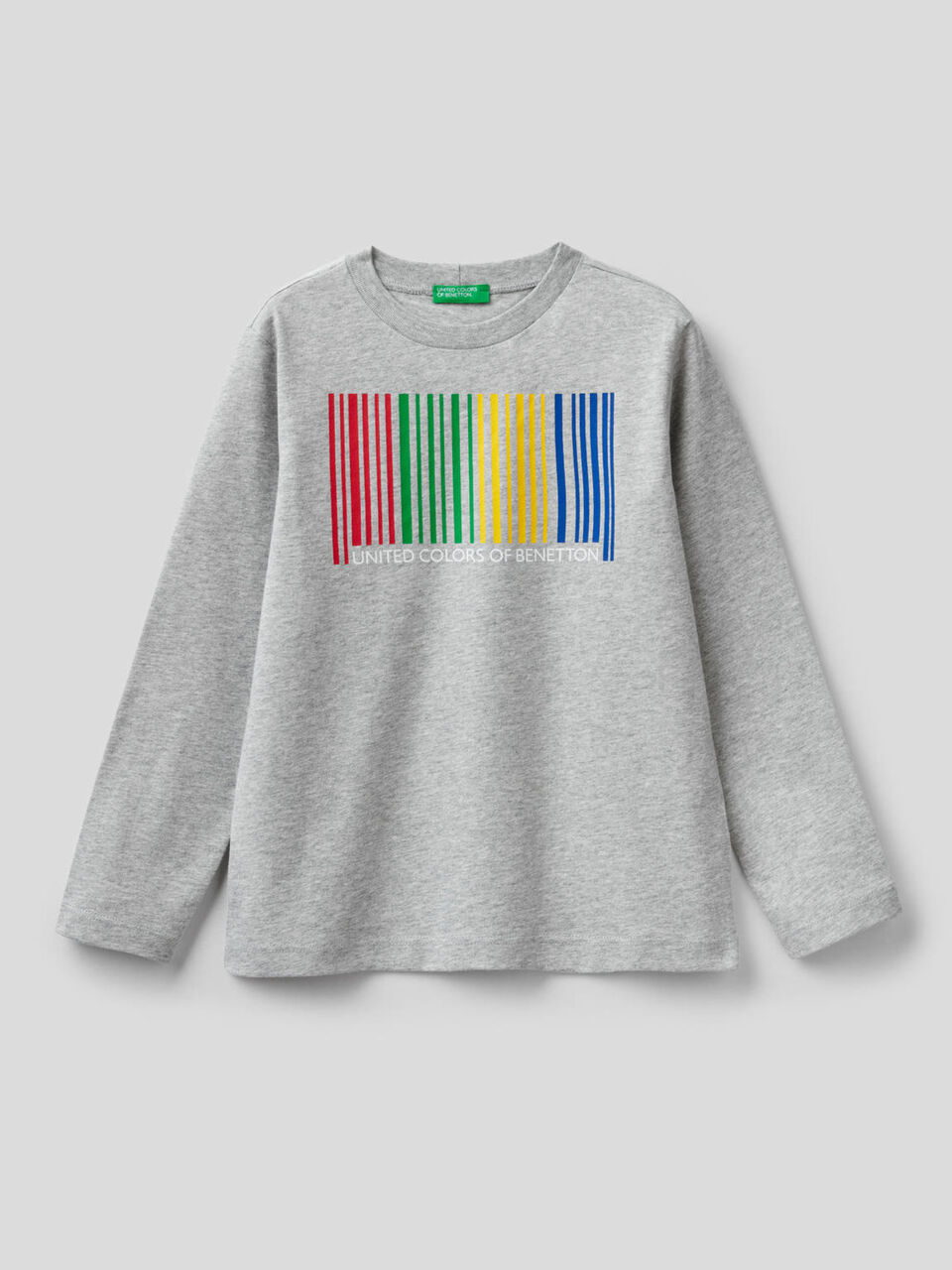 T-shirt manica lunga in cotone biologico image number 1