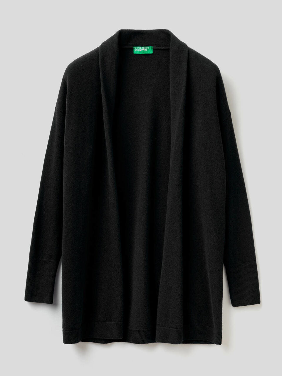 Cardigan lungo con collo a scialle image number 1