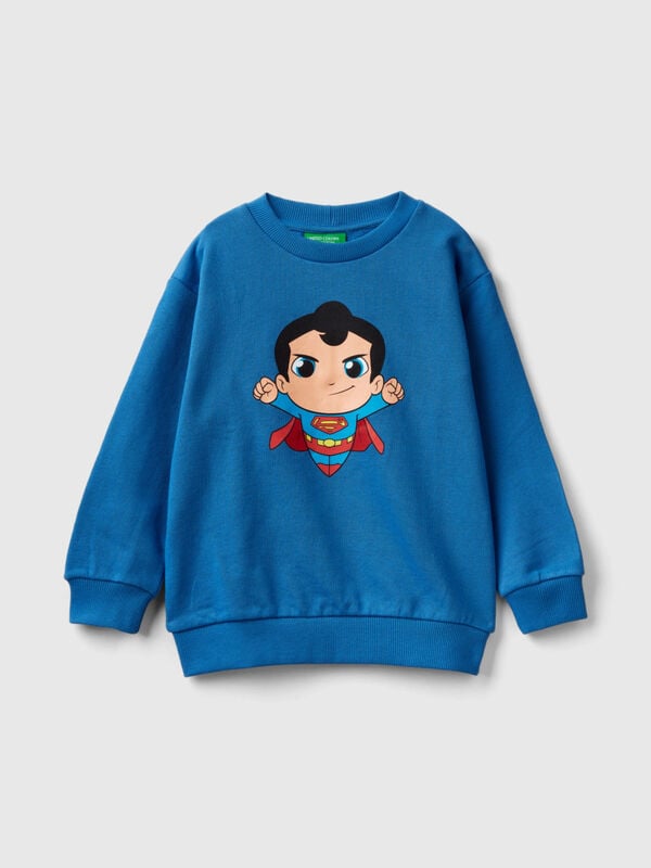 Felpa ©&™ DC Comics Superman blu avio Bambino