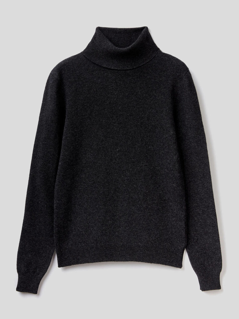 Maglione dolcevita in pura lana vergine image number 1
