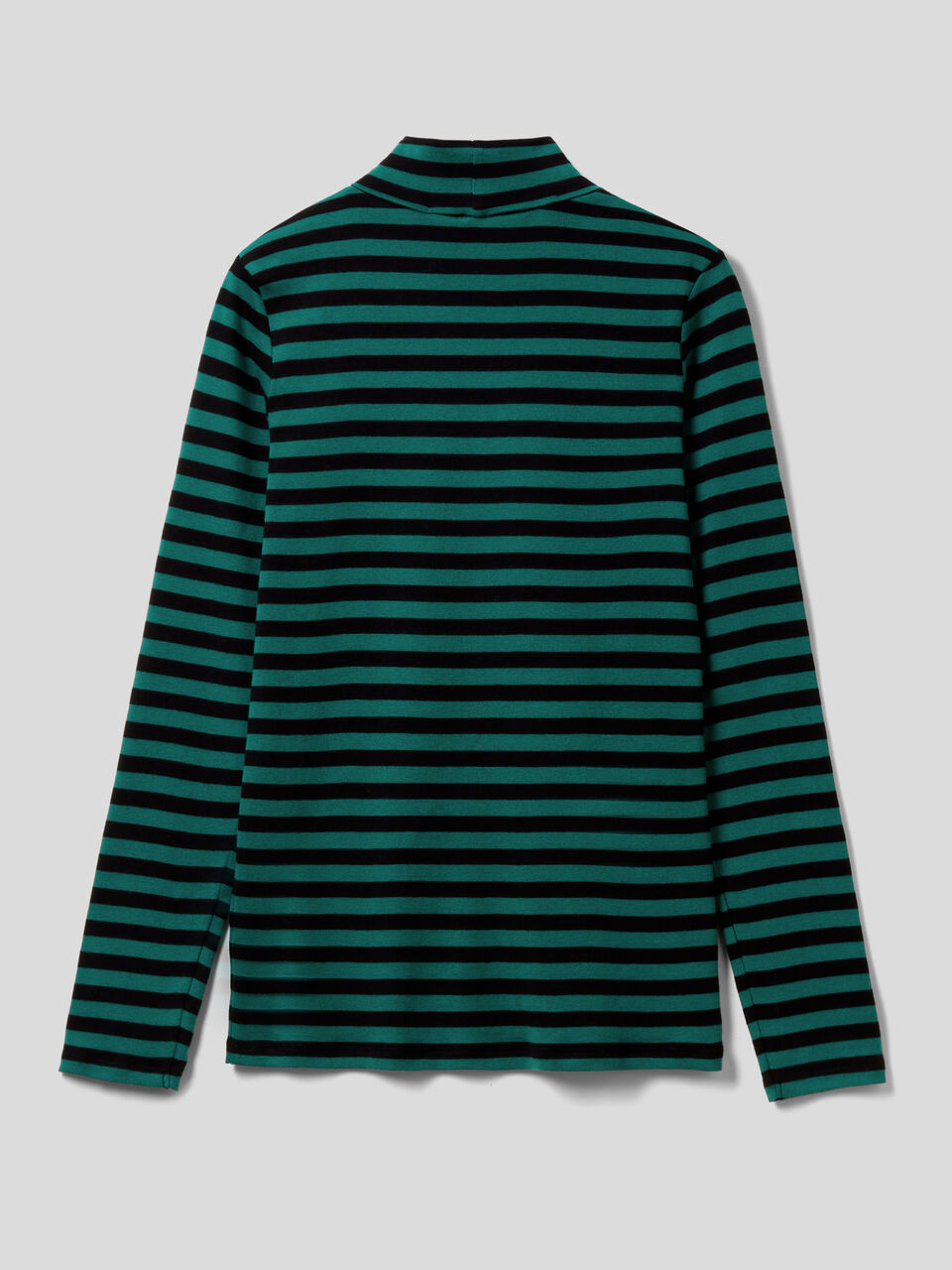 T-shirt lupetto a righe image number 2