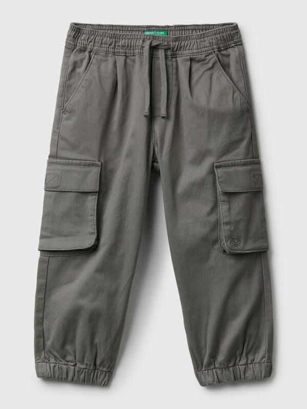 Pantaloni cargo con coulisse Bambino