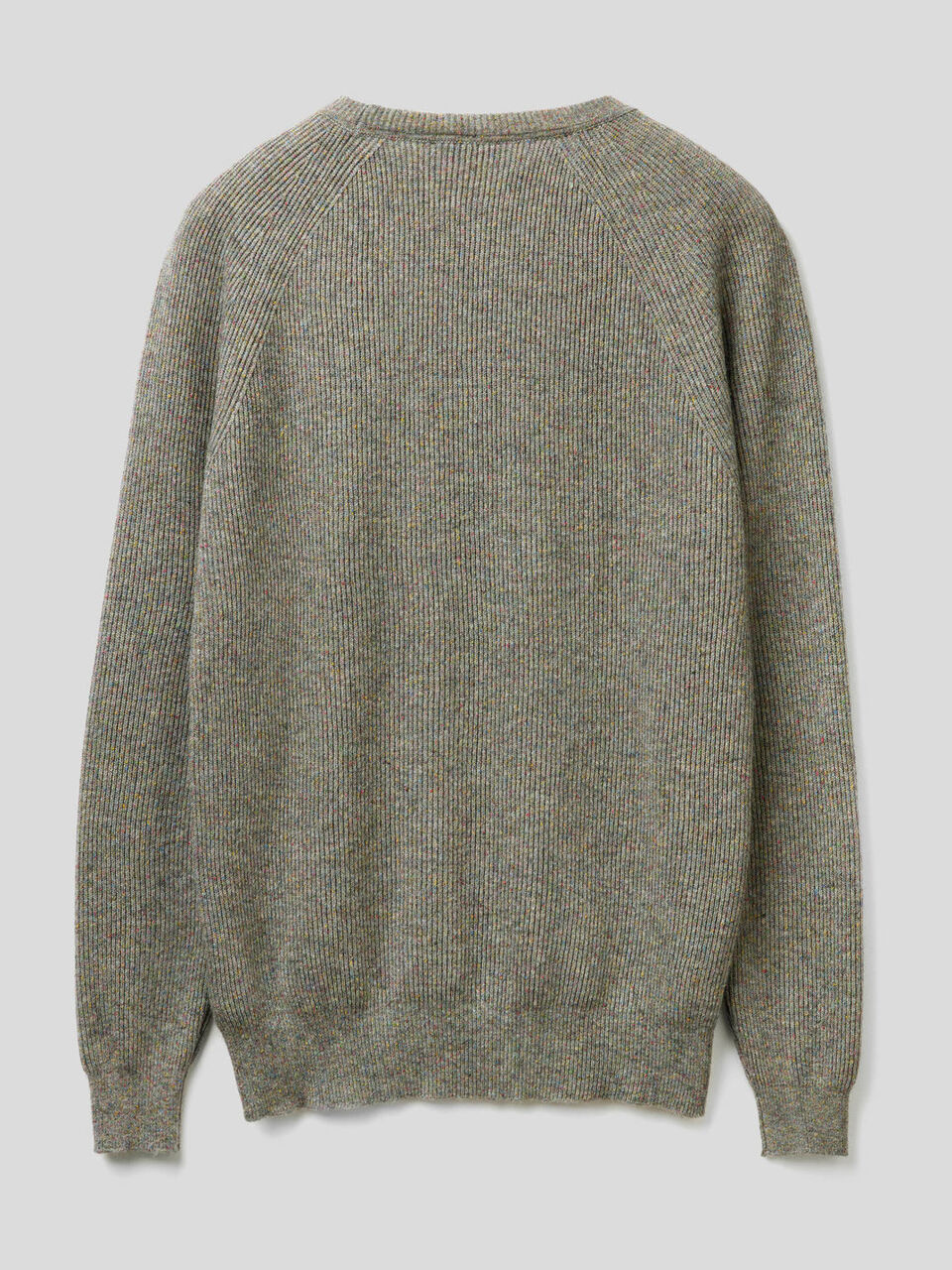 Maglia misto lana e seta a coste image number 2