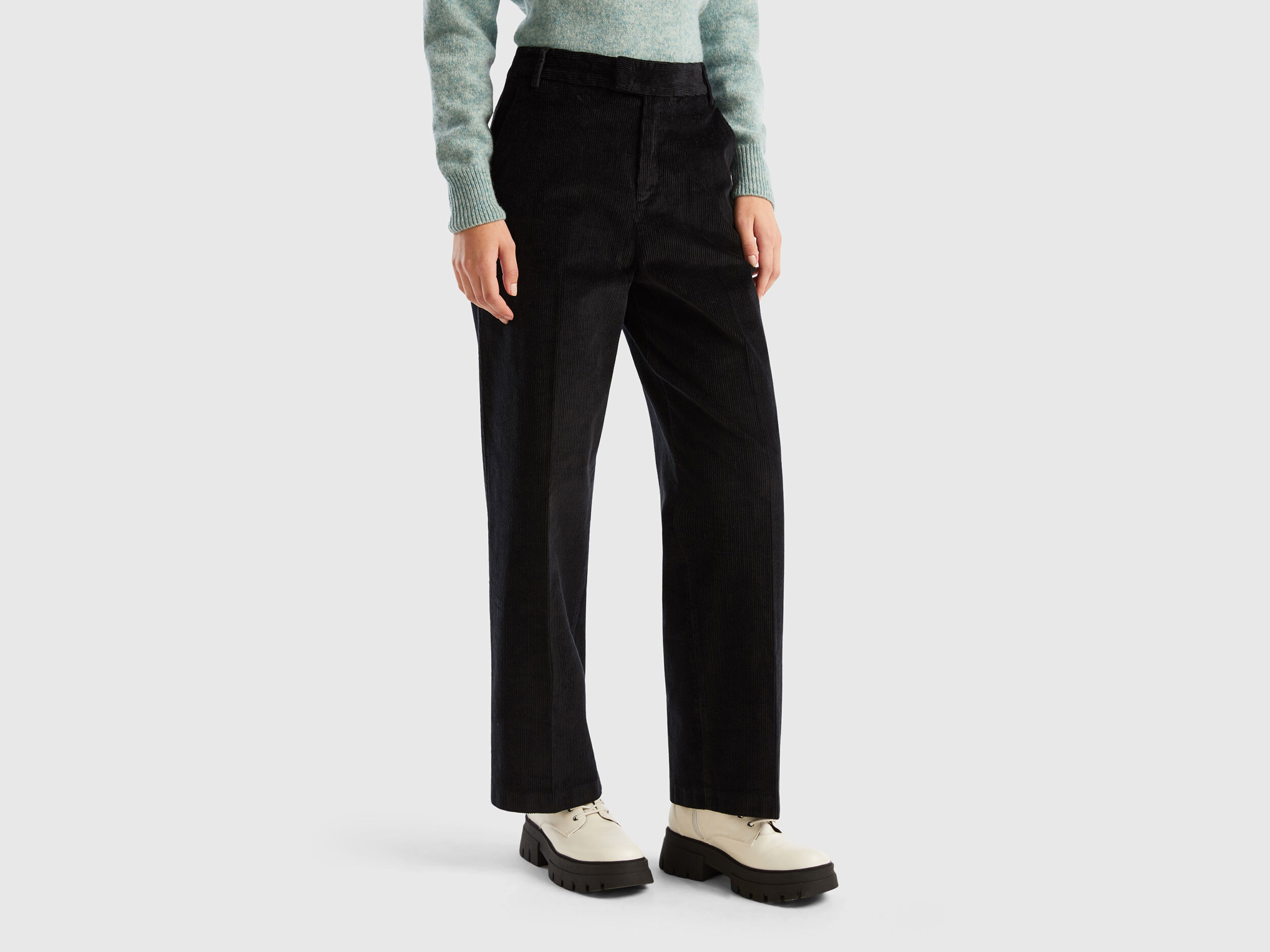 Benetton on sale pantaloni velluto