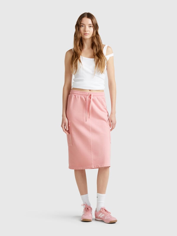 Gonna cargo in felpa Donna
