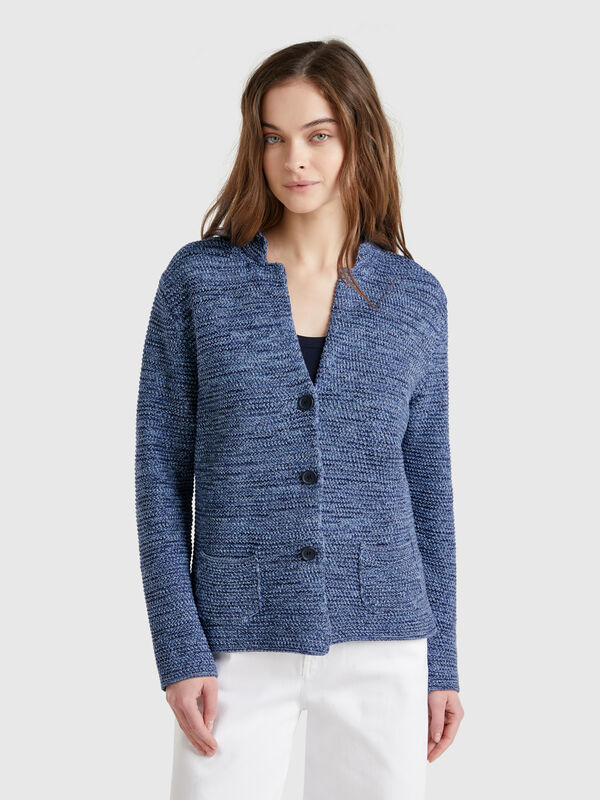 Giacca in maglia 100% cotone Donna