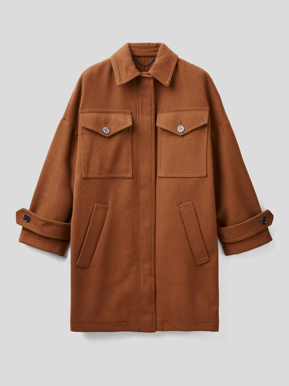 Cappotto sfoderato con tasconi image number 1