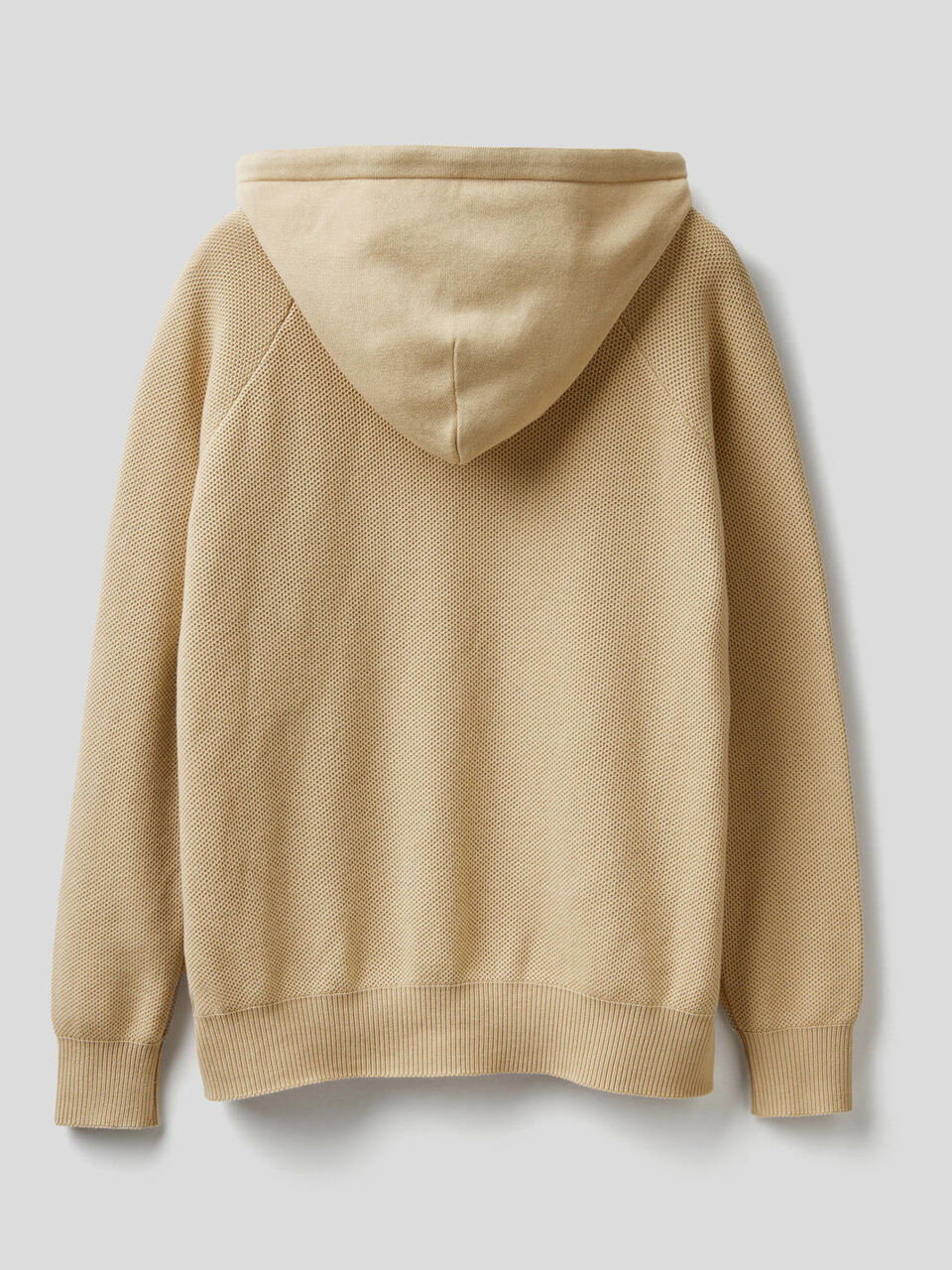 Maglia con cappuccio in tricot di cotone image number 2