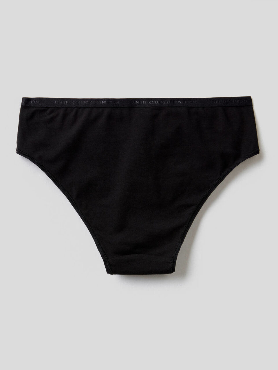 Slip fianco alto in cotone bio stretch image number 2