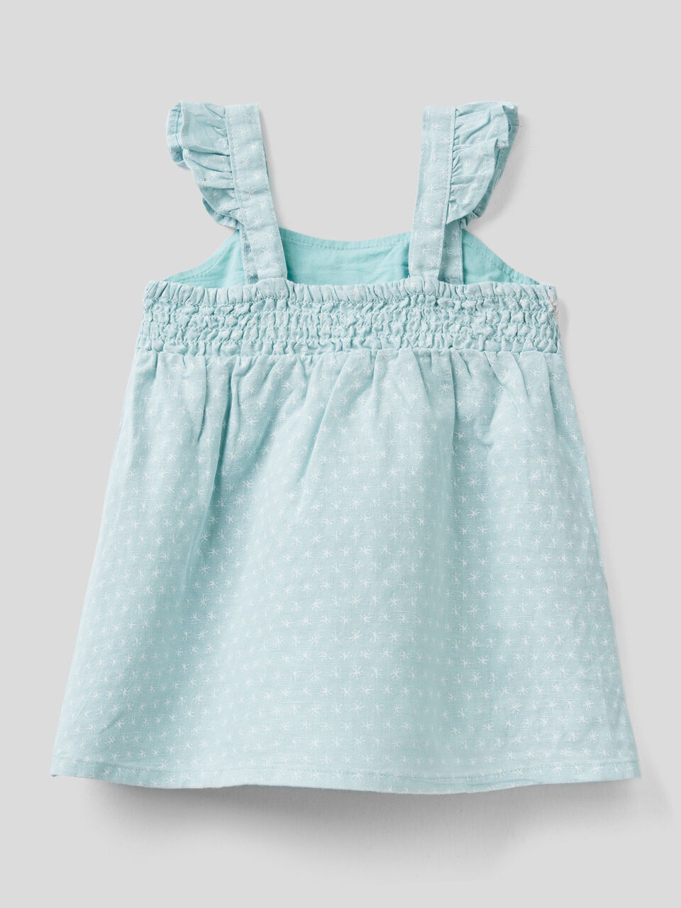Vestito fantasia in misto lino image number 2