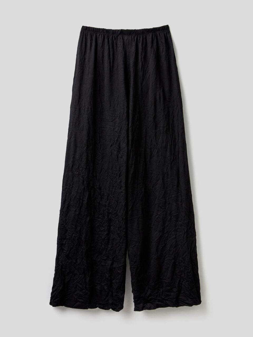 Pantaloni palazzo in misto cotone image number 2