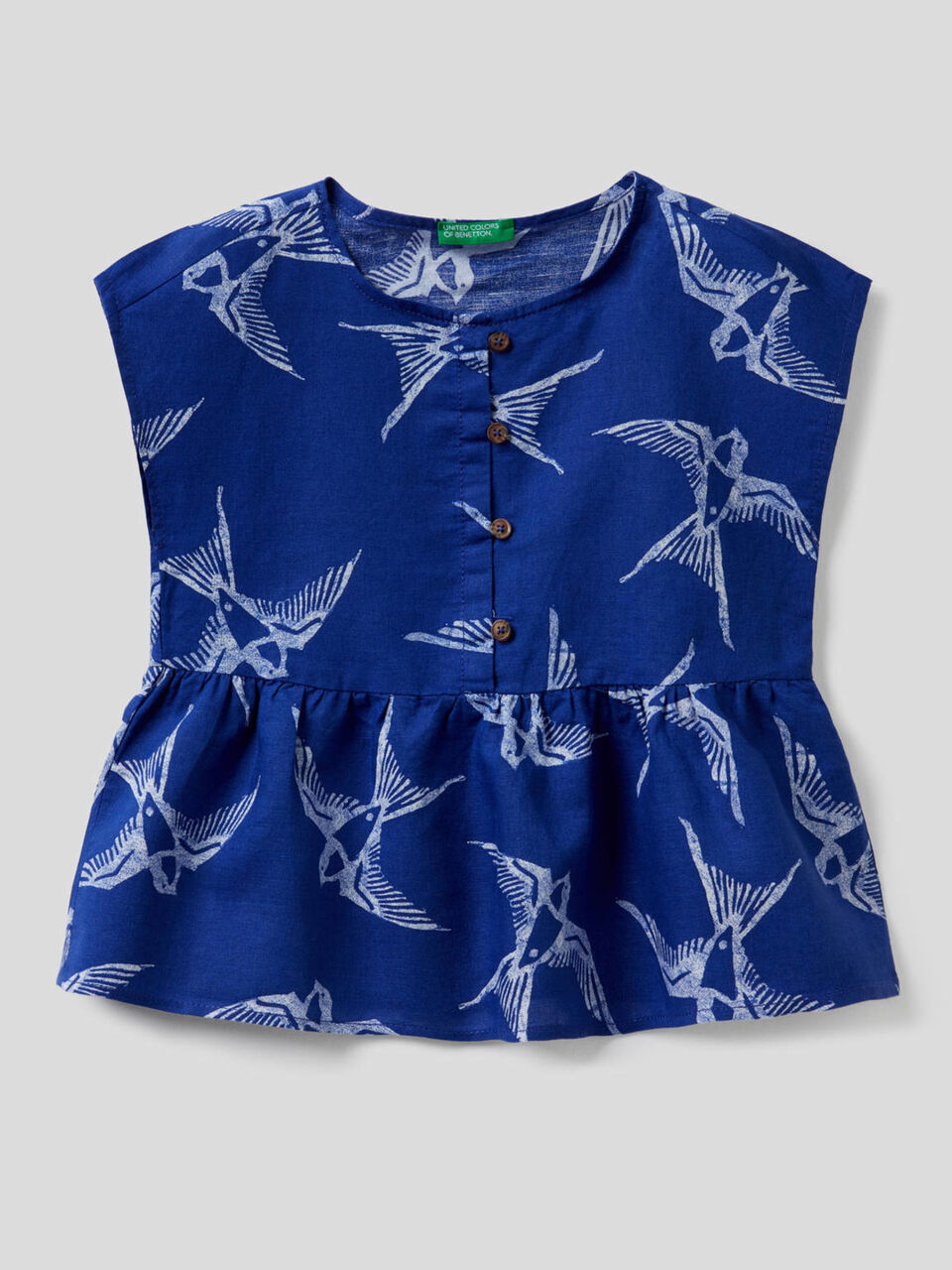 Blusa a manica corta stampata image number 1