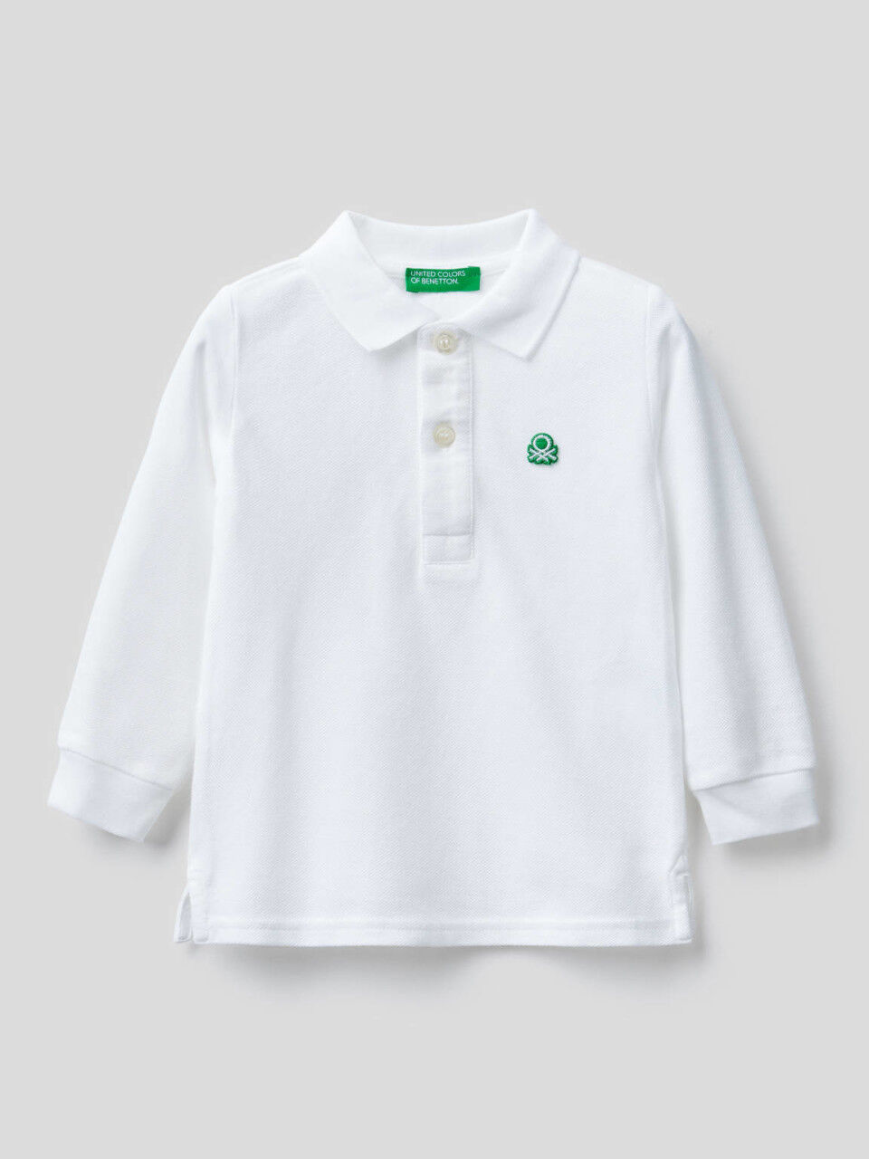 Polo benetton manica lunga discount