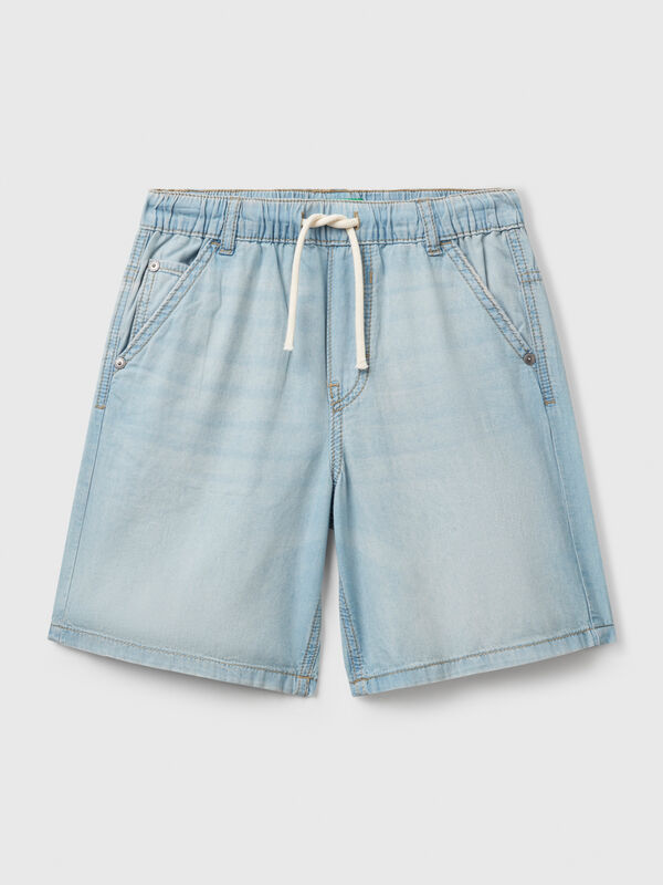Bermuda in chambray Bambino