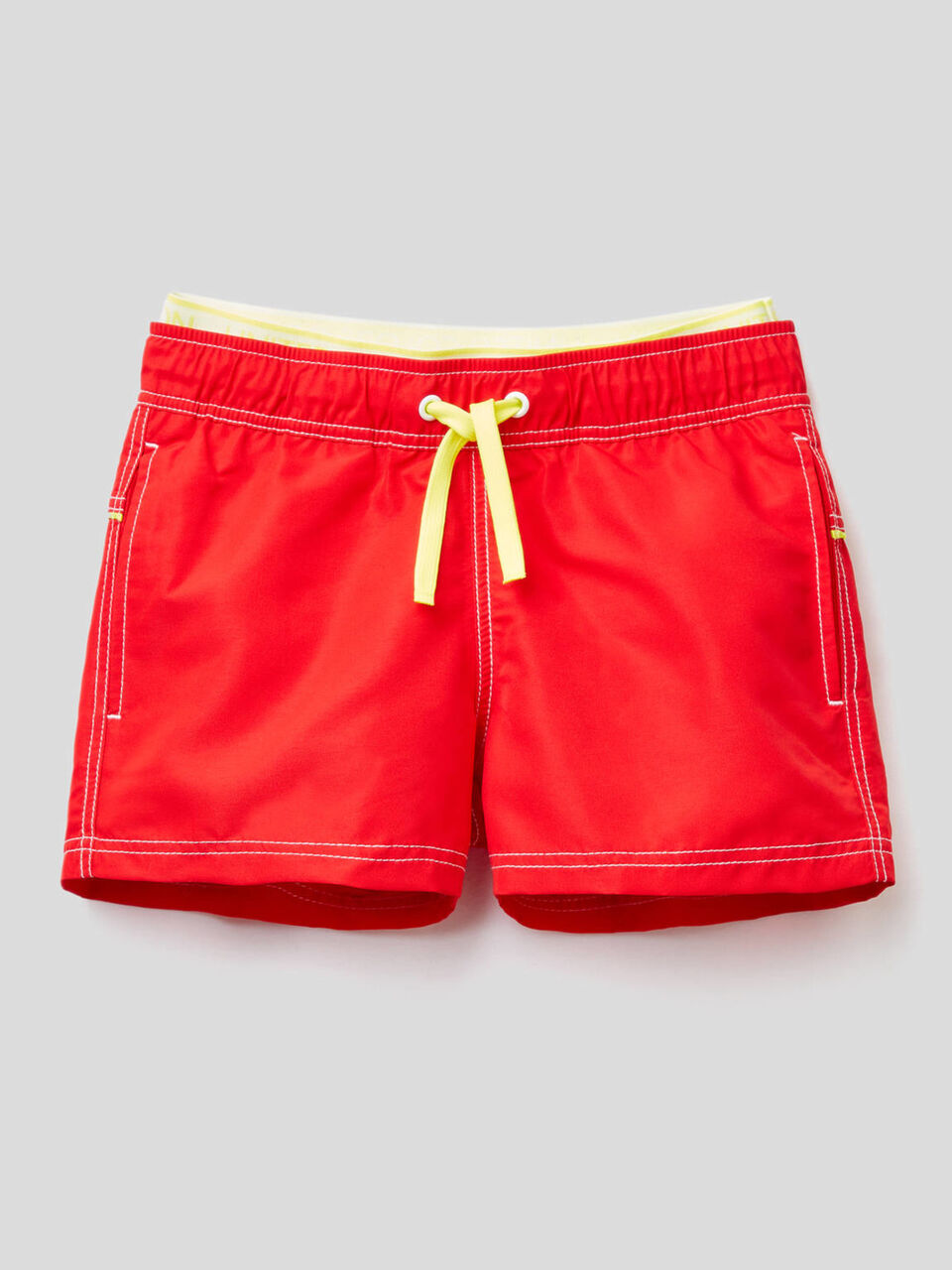 Costume boxer con doppia vita image number 1