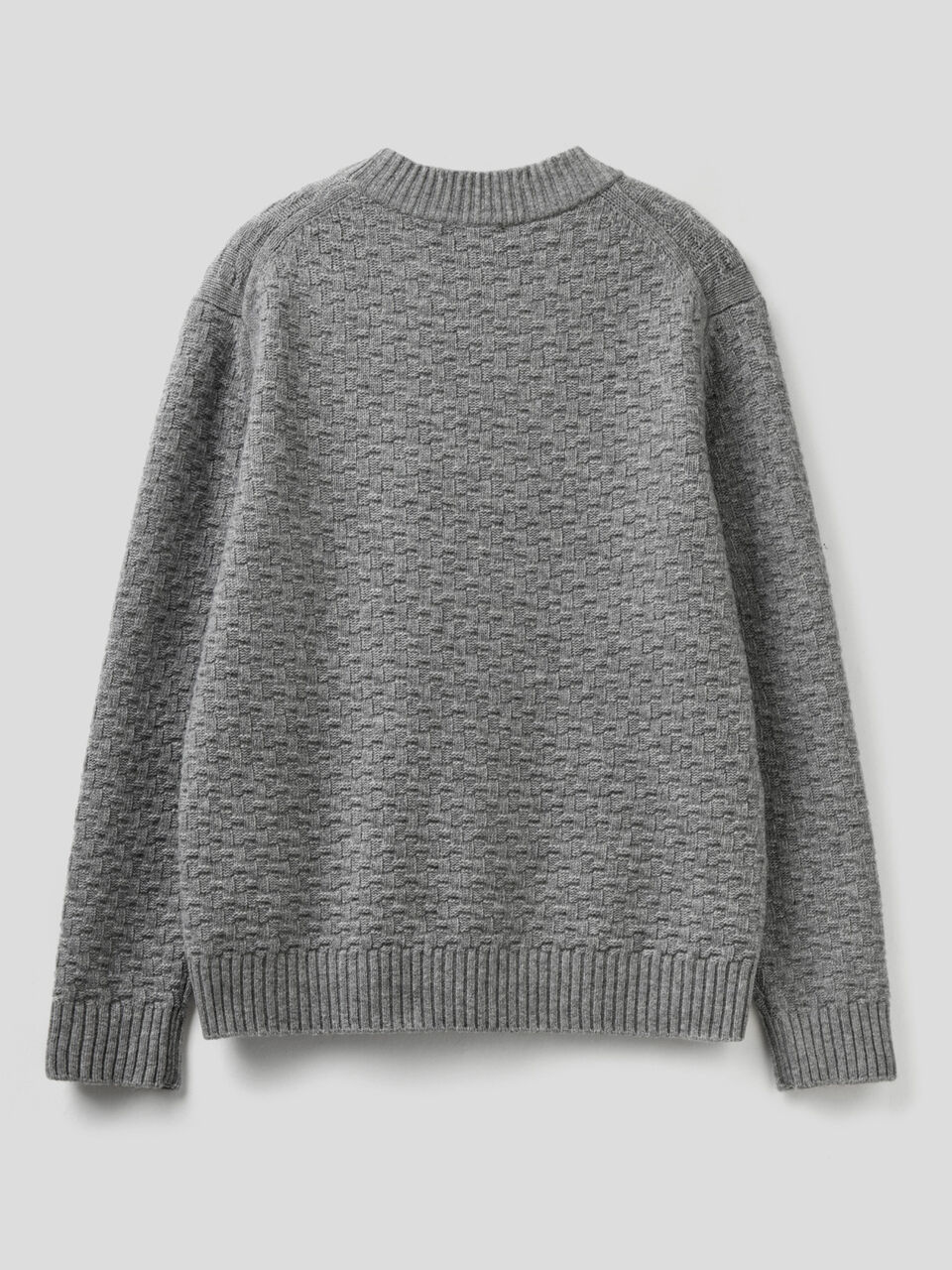Maglione girocollo lavorato image number 2