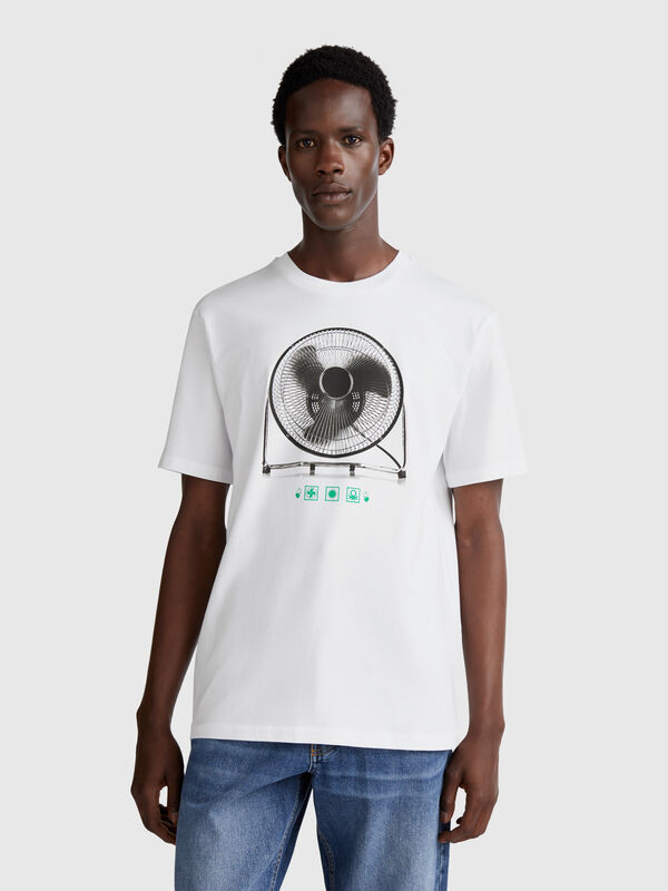 T-shirt con stampa fotografica Uomo