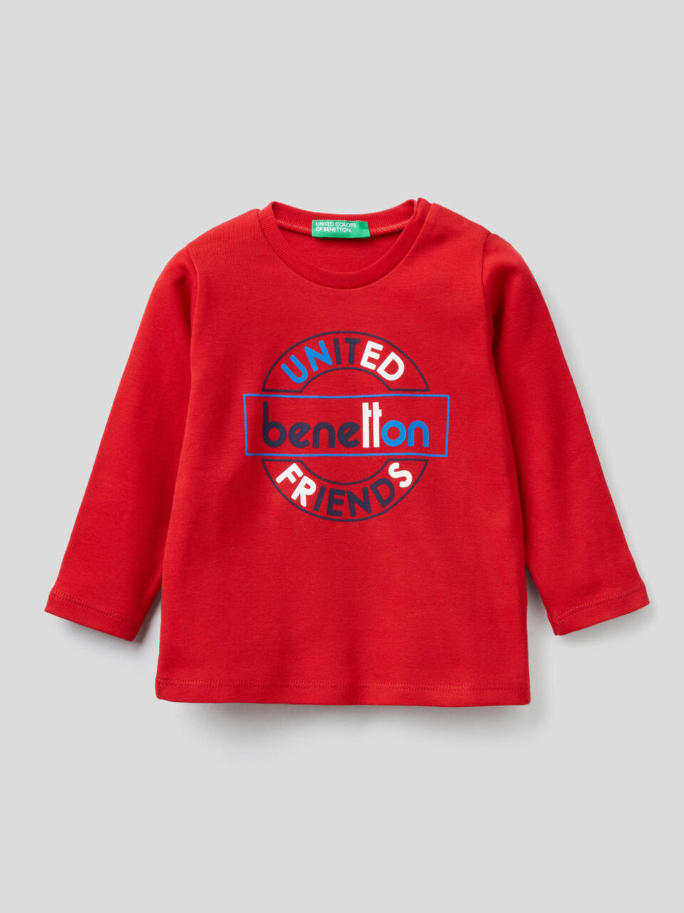 T-shirt manica lunga in cotone biologico image number 1