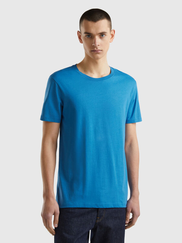 T-shirt blu Uomo
