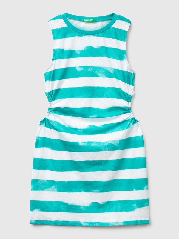 Vestito a righe con oblò Bambina