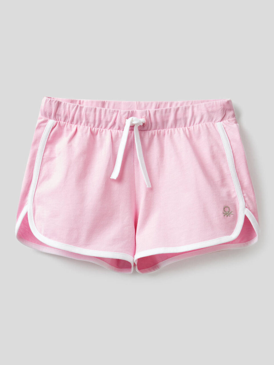 Shorts stile runner in 100% cotone image number 1