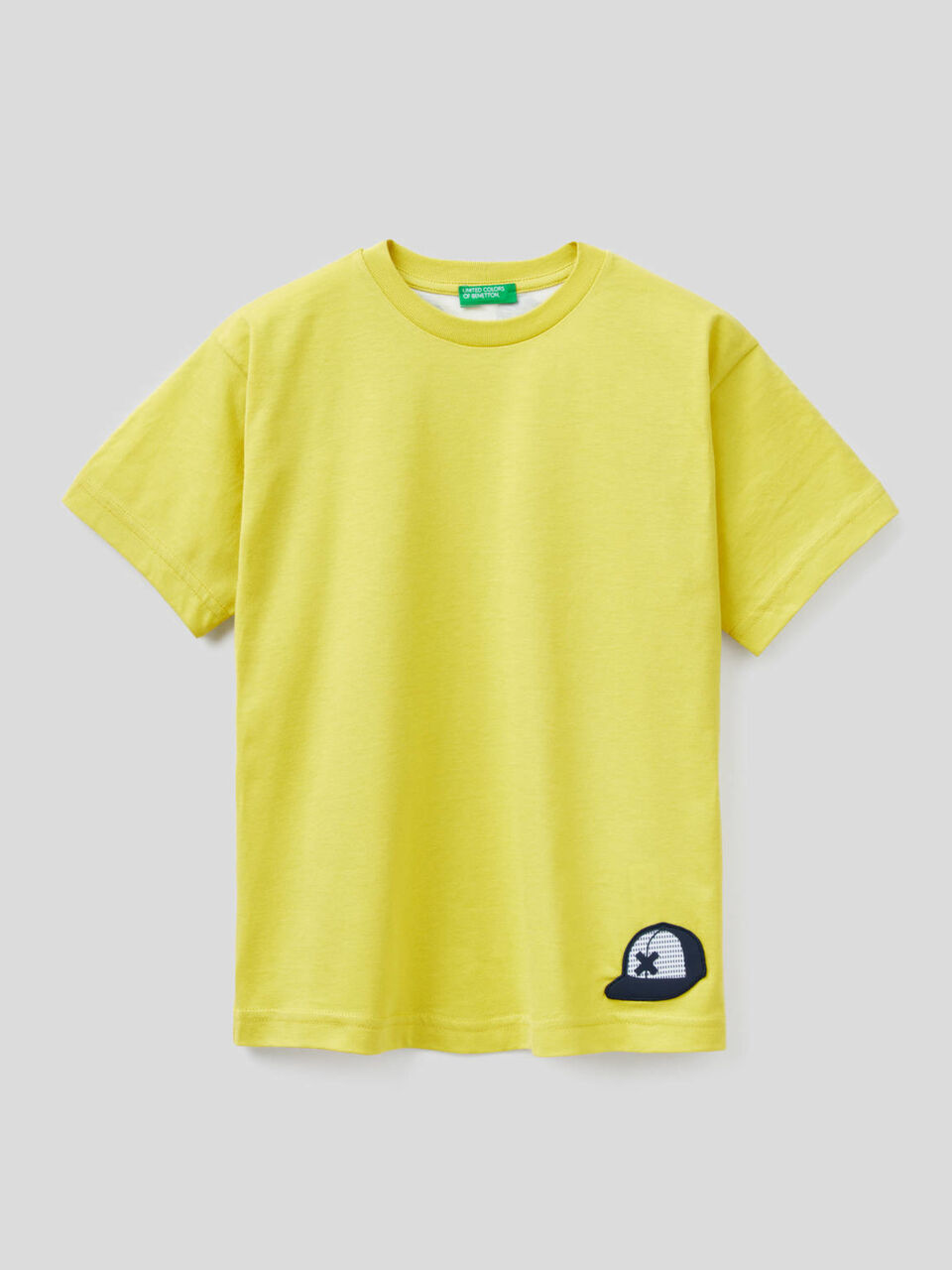 T-shirt in 100% cotone con slogan image number 1