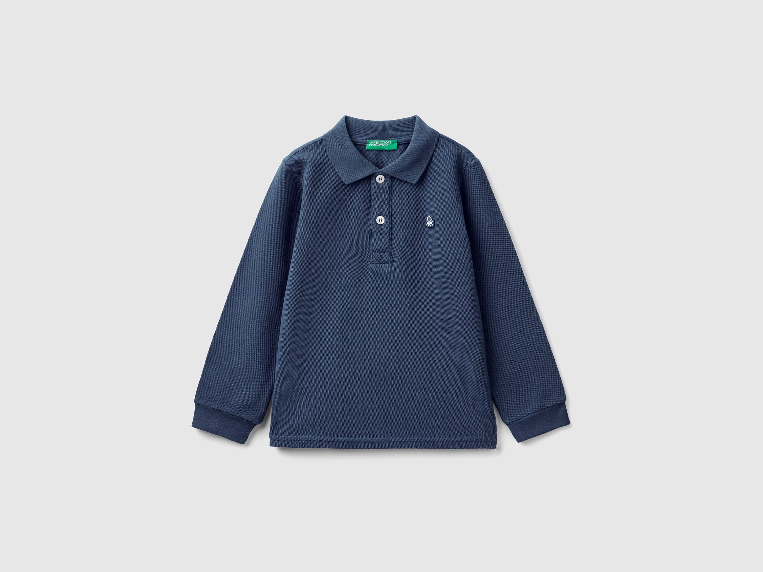 Polo benetton manica sales lunga