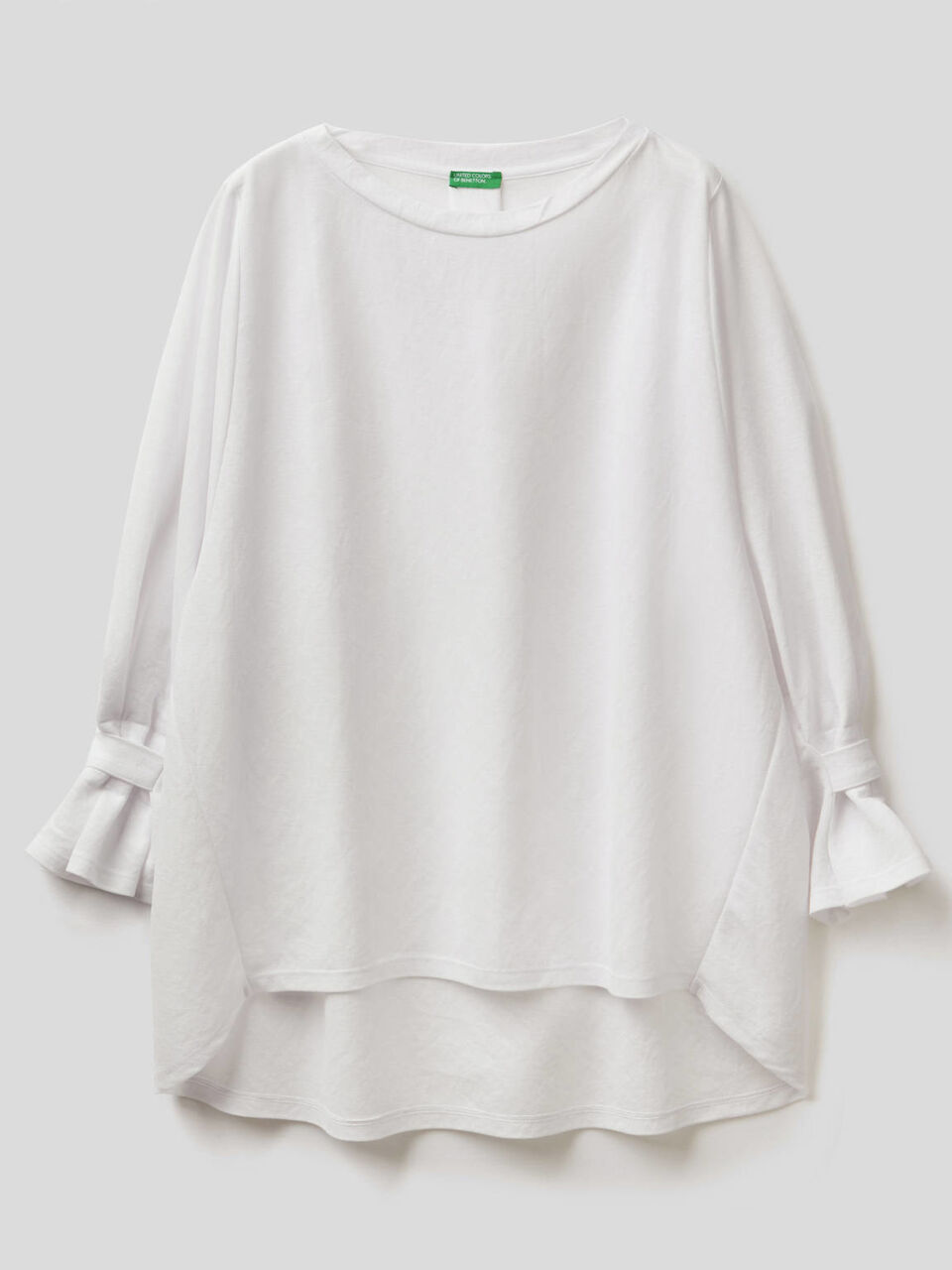 Blusa con manica arricciata image number 1