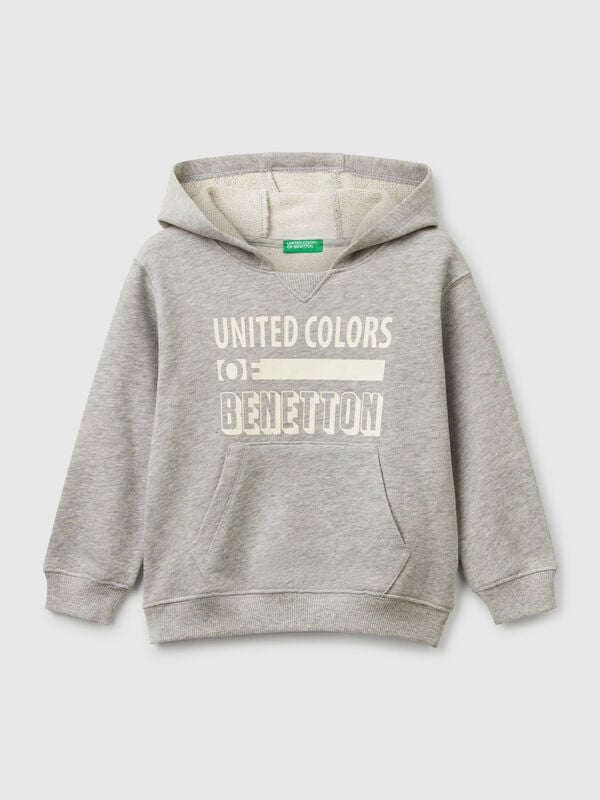 Felpa con cappuccio 100% cotone Bambino