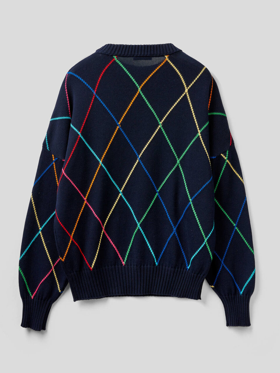 Maglia a rombi multicolor image number 2