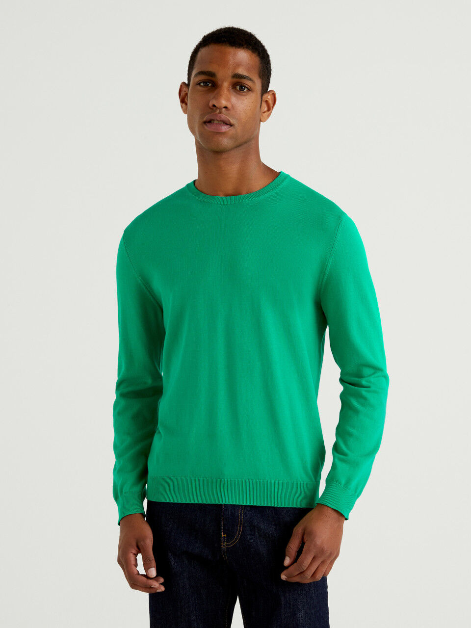 benetton maglioni girocollo