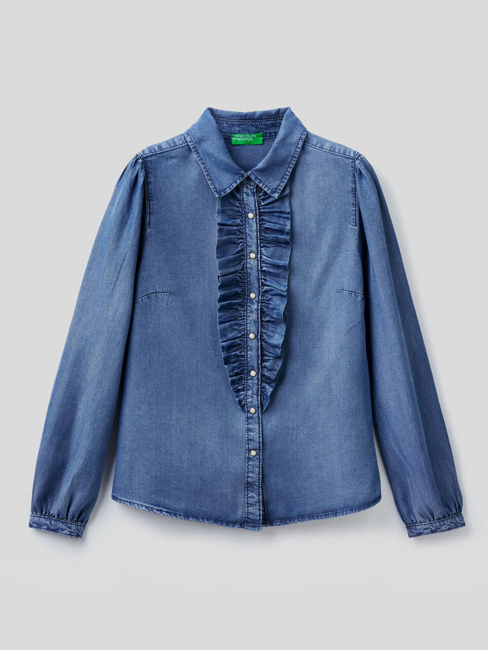 Camicia con rouche image number null