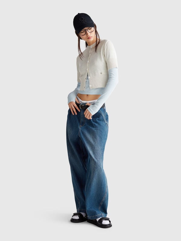 Jeans ampi Donna