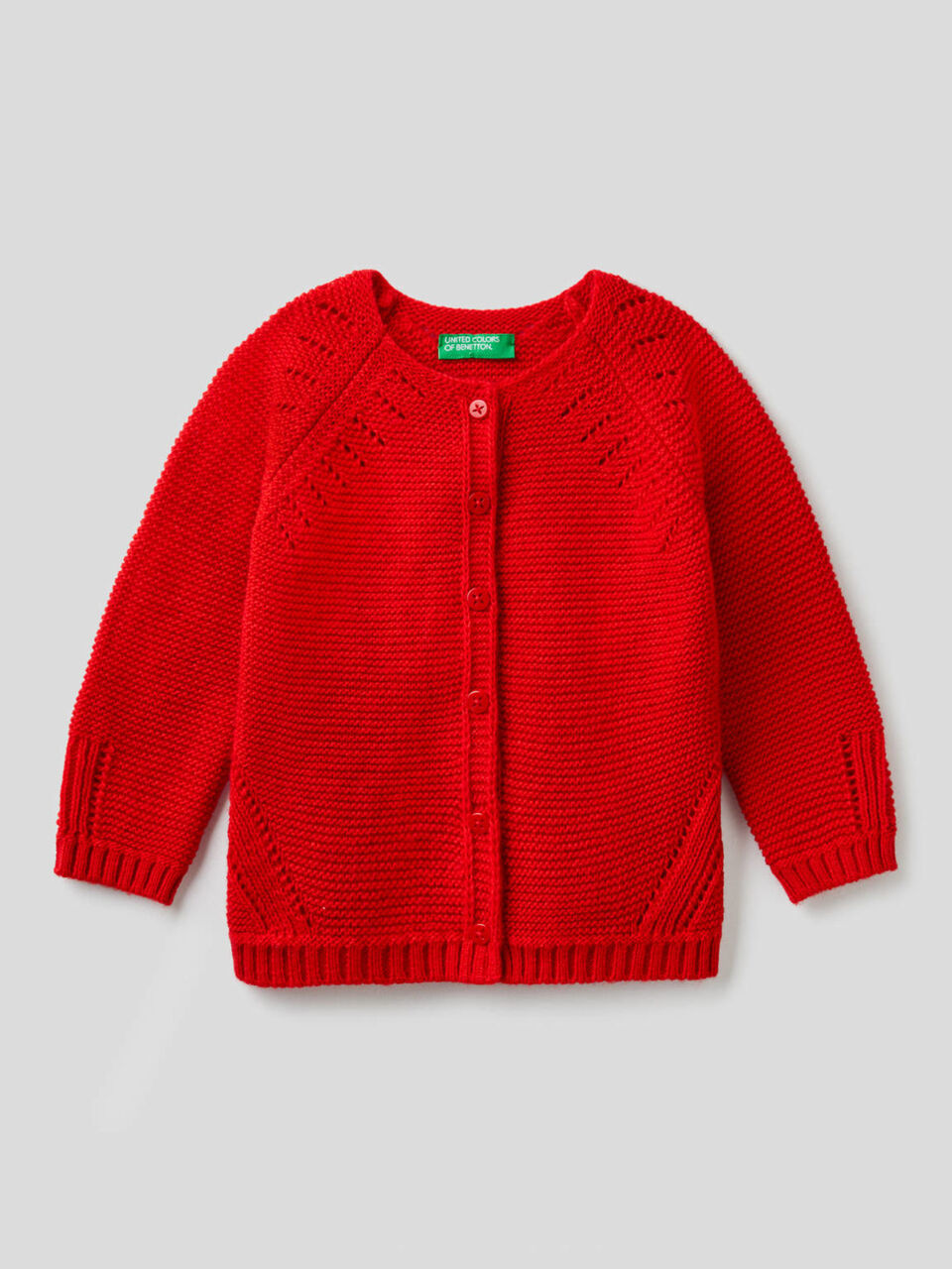 Cardigan con dettagli traforati image number 1