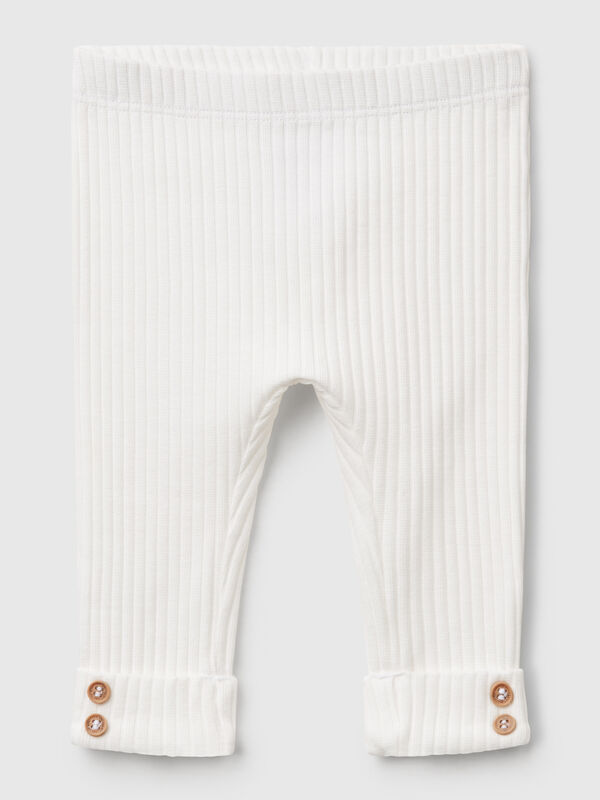 Leggings in cotone stretch Baby