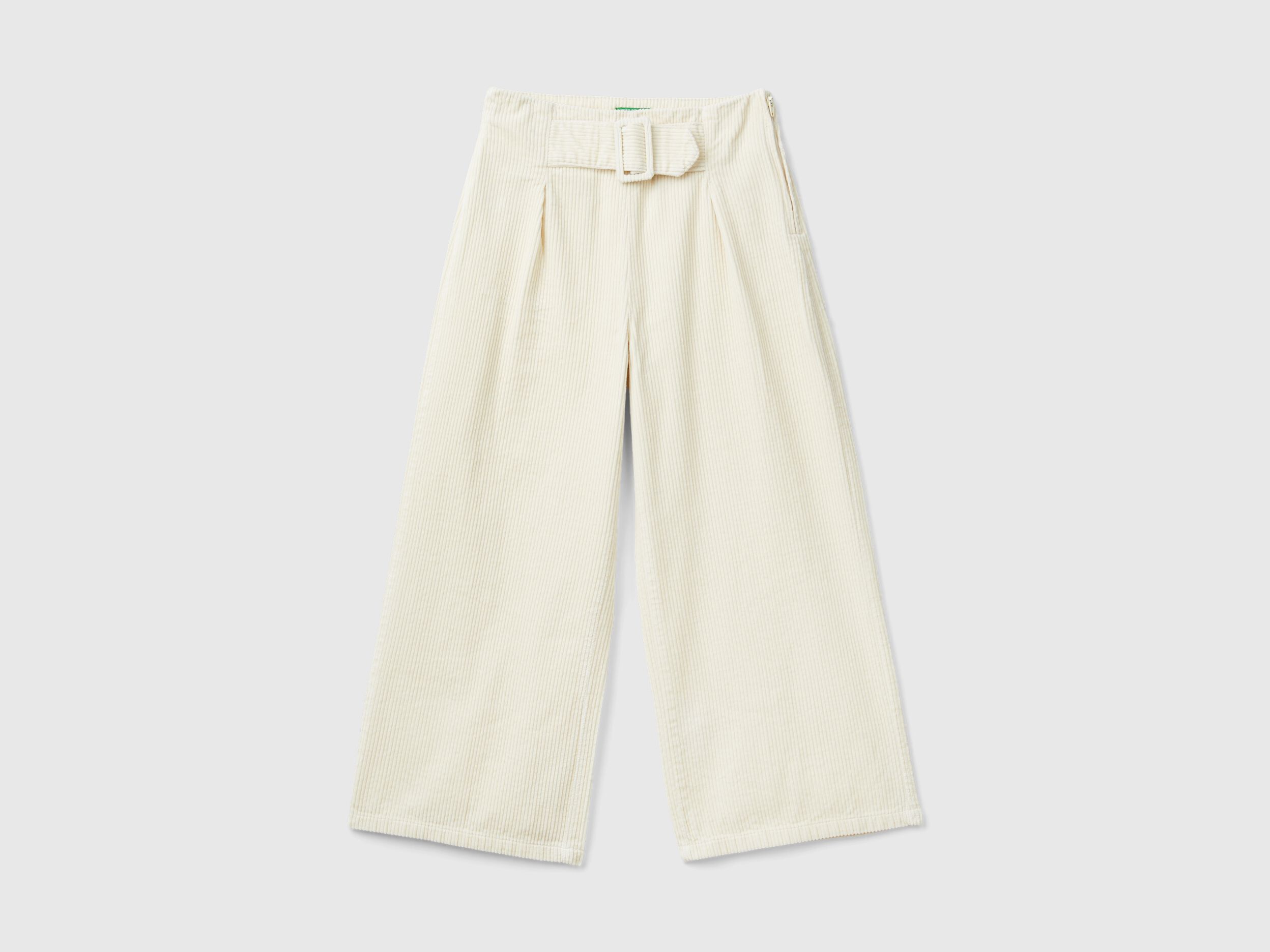 Pantaloni larghi bambina benetton on sale
