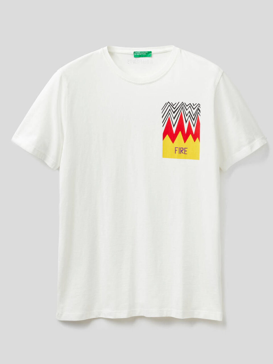 T-shirt con stampa 100% cotone bio image number 1