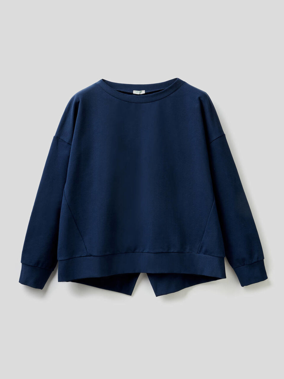 Felpa svasata in cotone stretch image number 1
