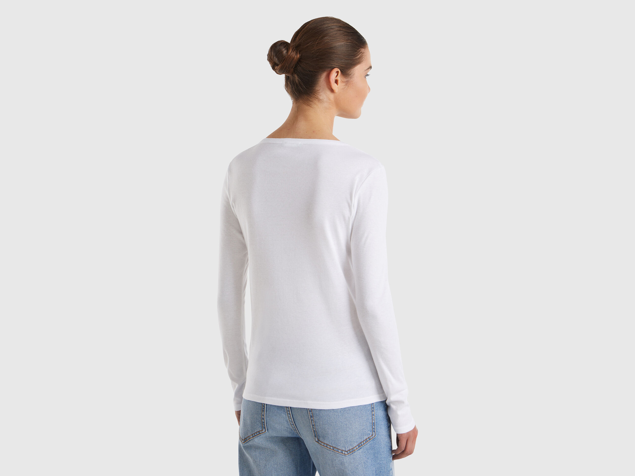 Maglietta lunga bianca deals
