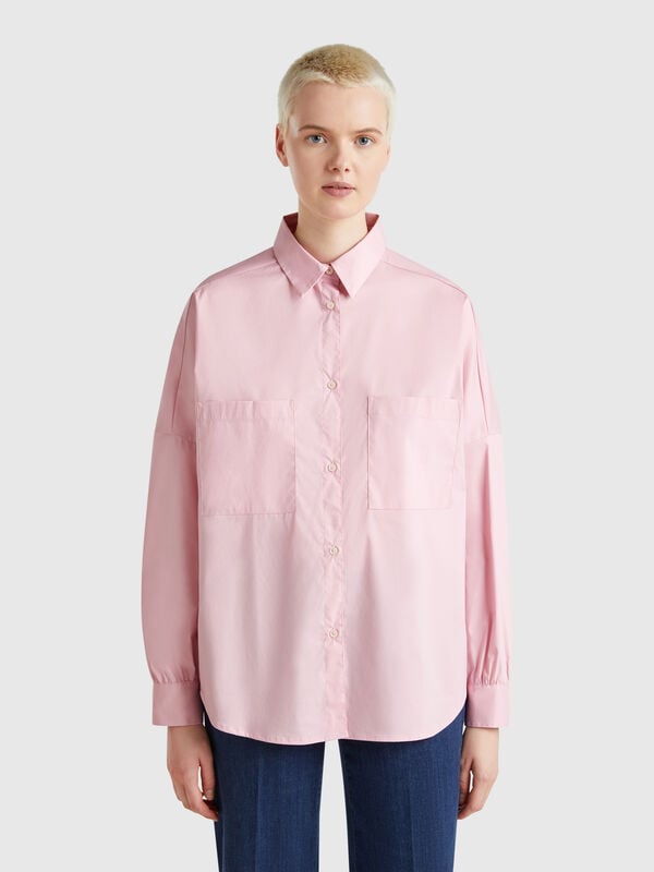 Camicia over fit Donna
