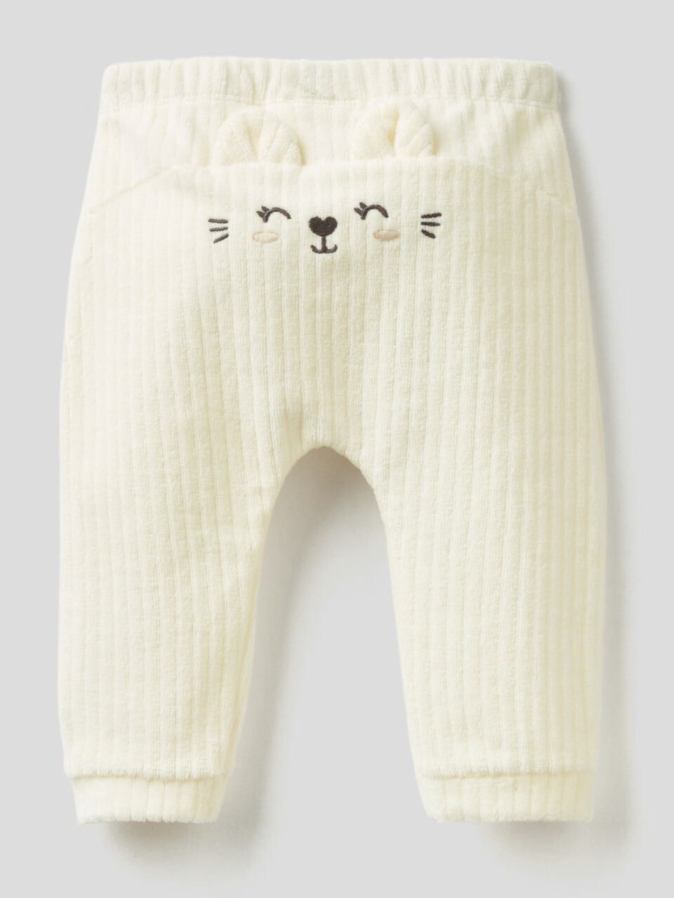 Pantaloni in ciniglia con animaletto image number 2