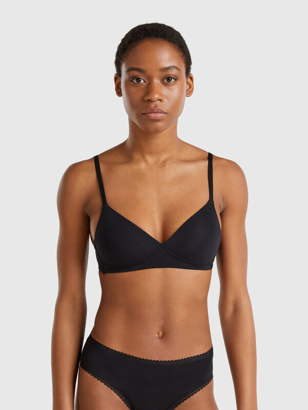 Reggiseno imbottito in cotone  Donna