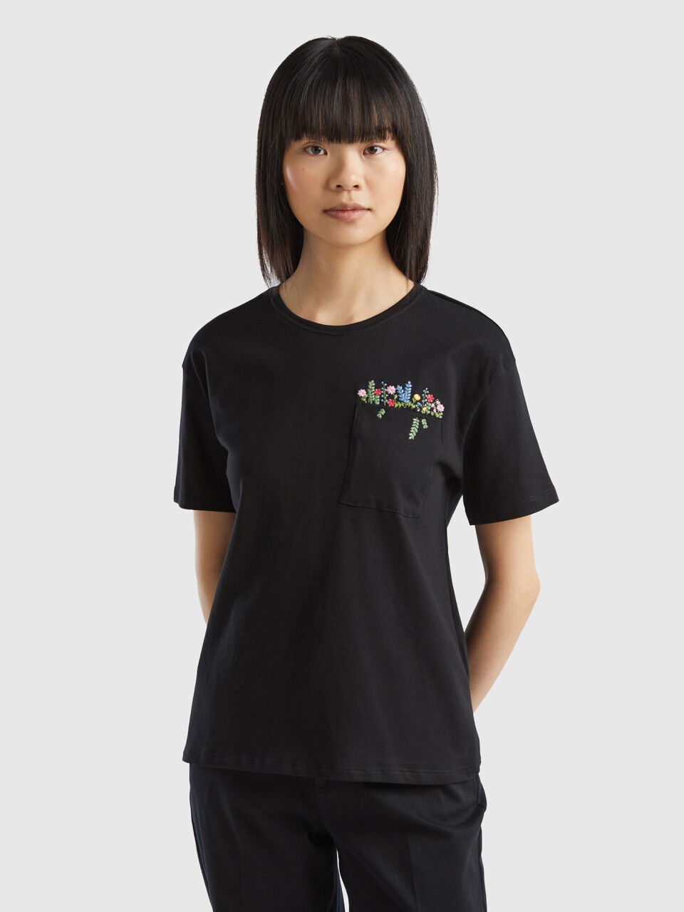 Benetton t top shirt donna
