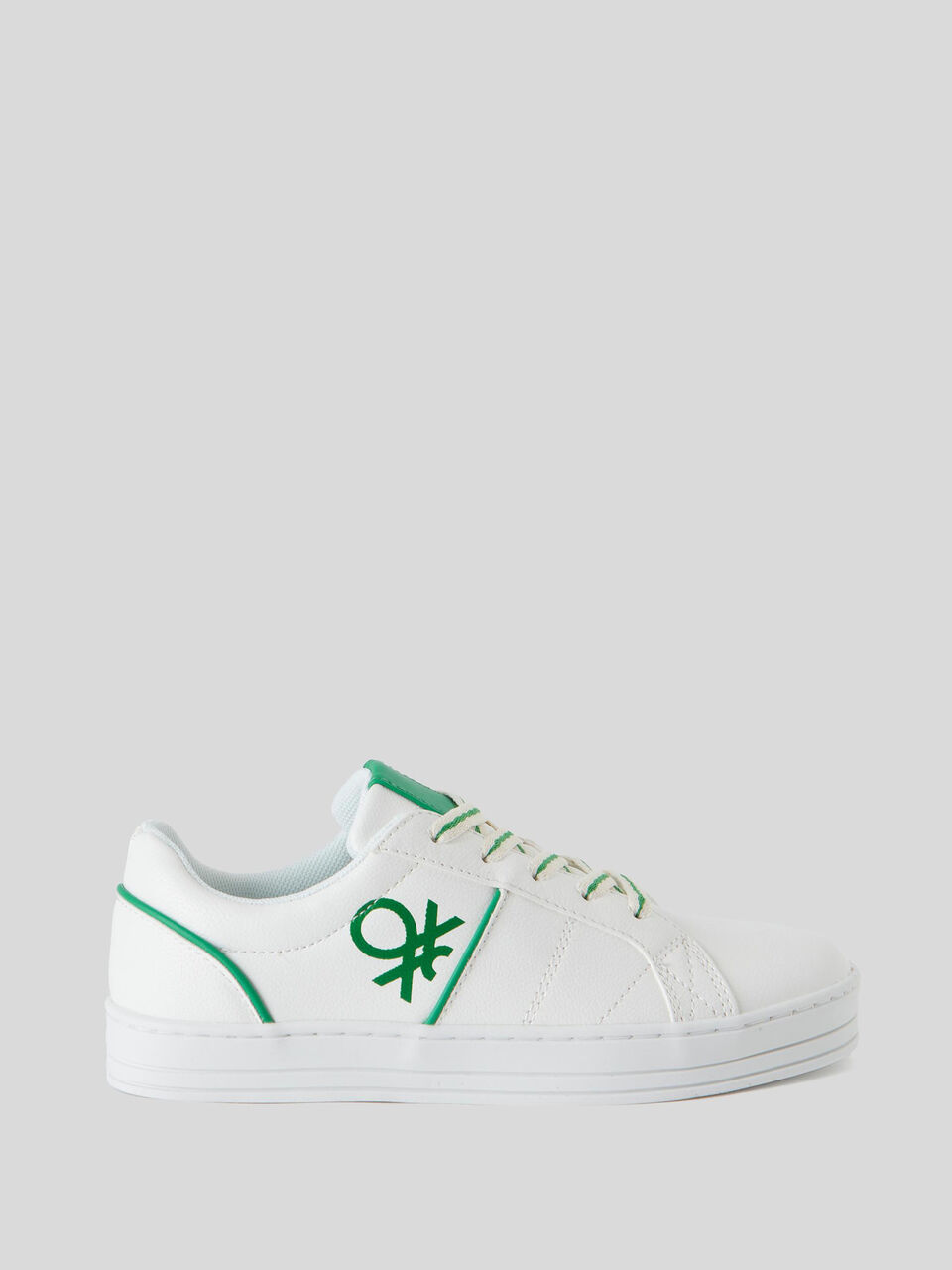 Sneakers con lacci e logo image number 1